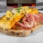 CannaCoffeIceCreamCafe Prosciutto & Parm Scrambled Egg