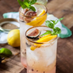 Preserved Fig Lemon Mint Soda