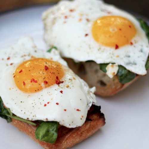 Prosciutto & Fried Egg Tartine