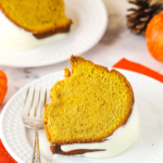 Pumpkin Pound Cake Slice