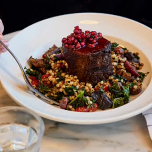 Short Rib, Broccolini, Lentil & Couscous Bowl